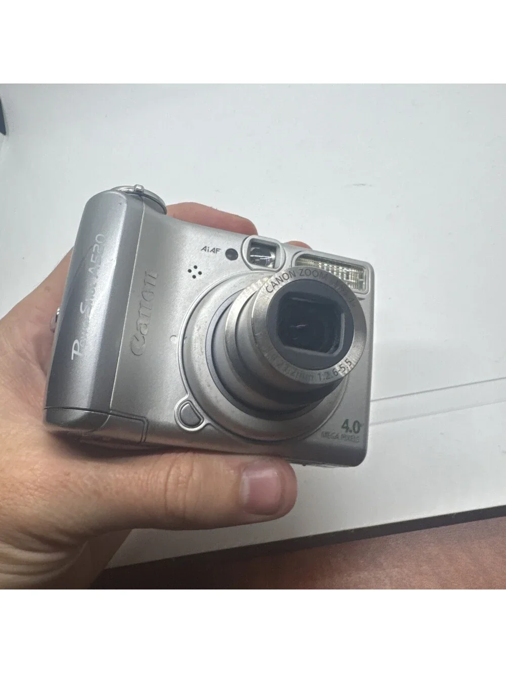 Canon PowerShot A520 4.0MP 4x Optical Zoom Digital Camera Silver - SP2